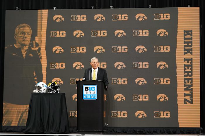 Iowa head coach Kirk Ferentz